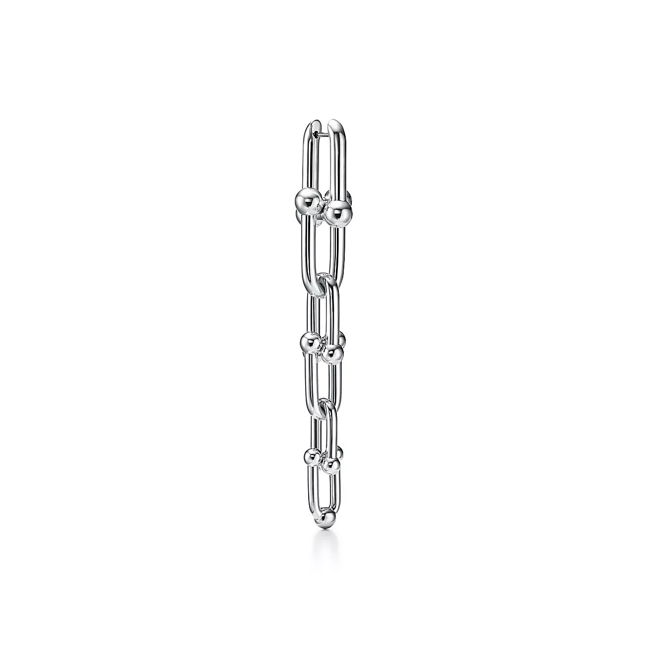 Tiffany HardWear Graduated Link Earrings in Sterling Silver (1:1 replica)