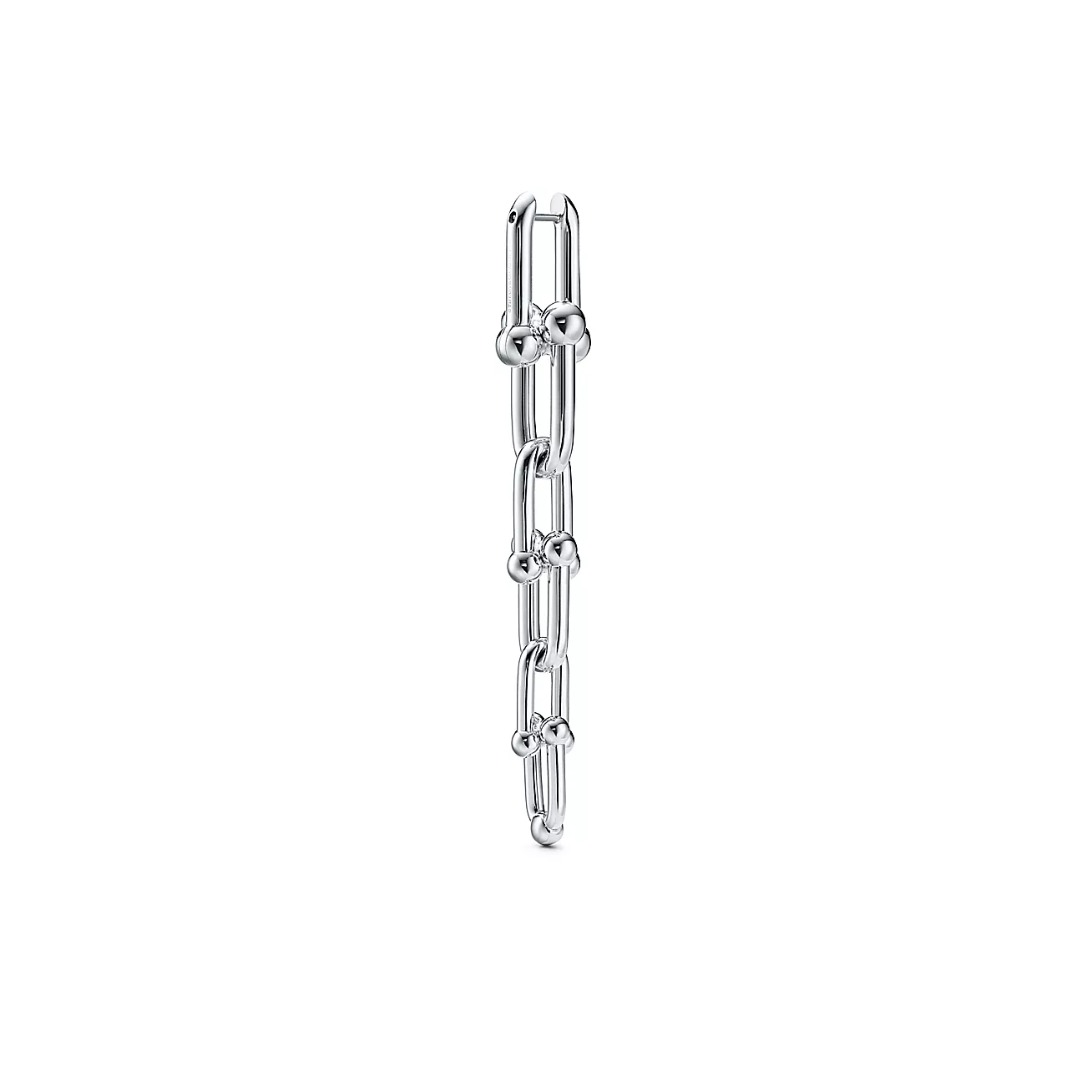 Tiffany HardWear Graduated Link Earrings in Sterling Silver (1:1 replica)