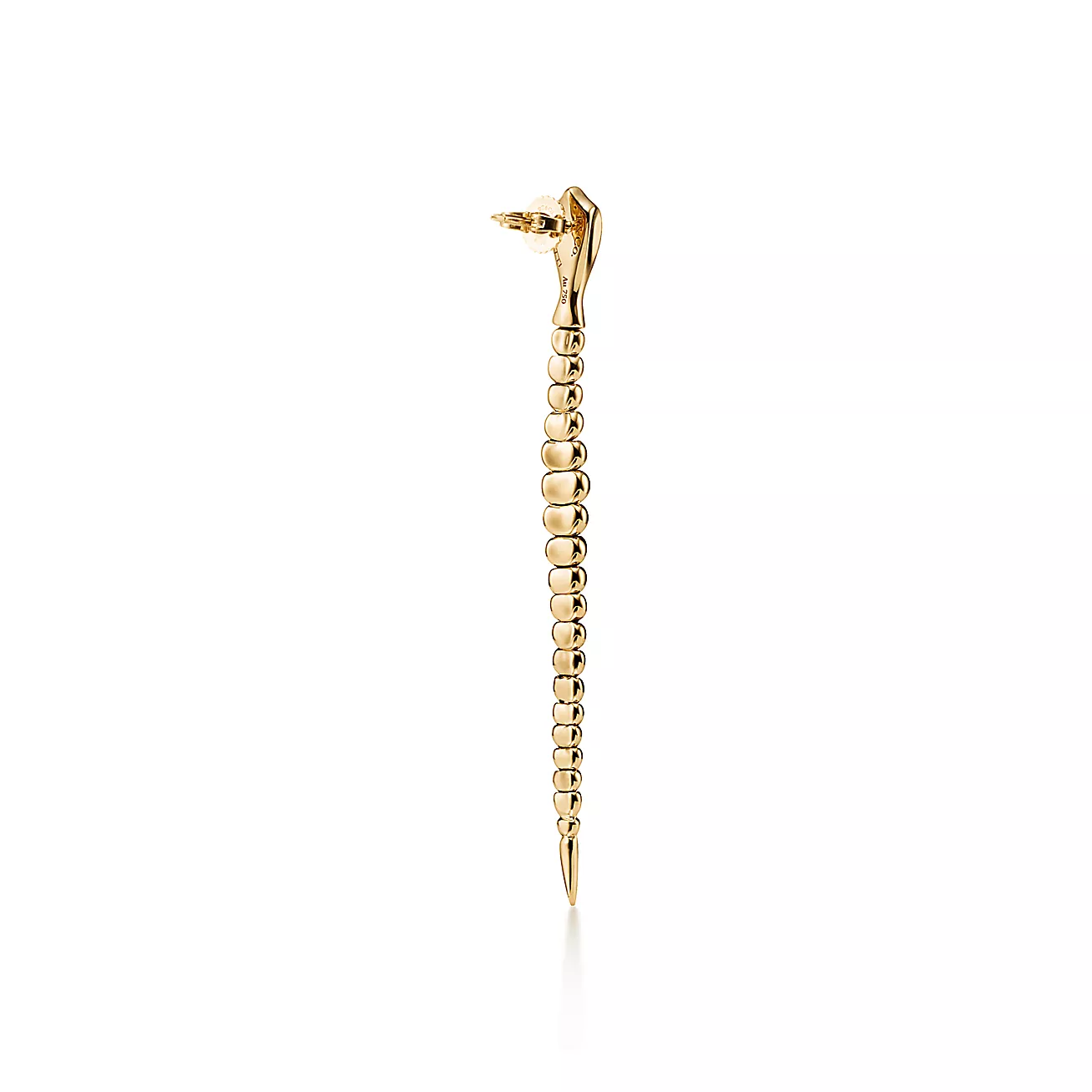 Tiffany Elsa Peretti® Snake Earrings in Yellow Gold (1:1 replica)