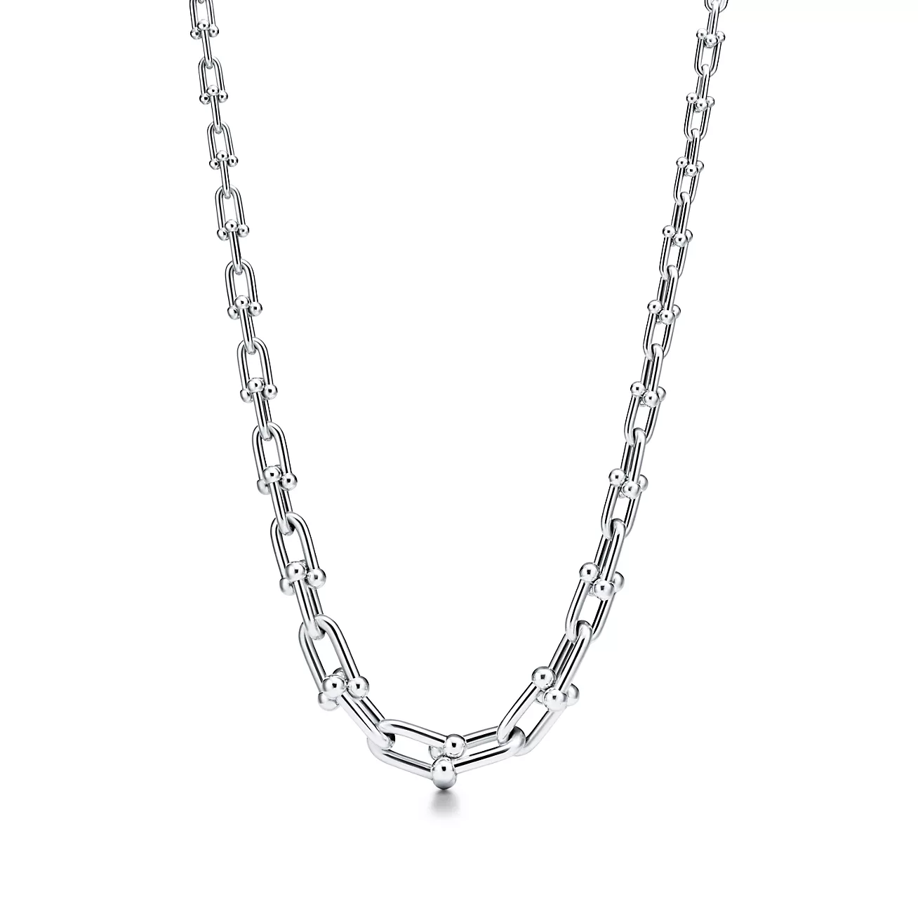 Tiffany HardWear Graduated Link Necklace in Sterling Silver (1:1 replica)