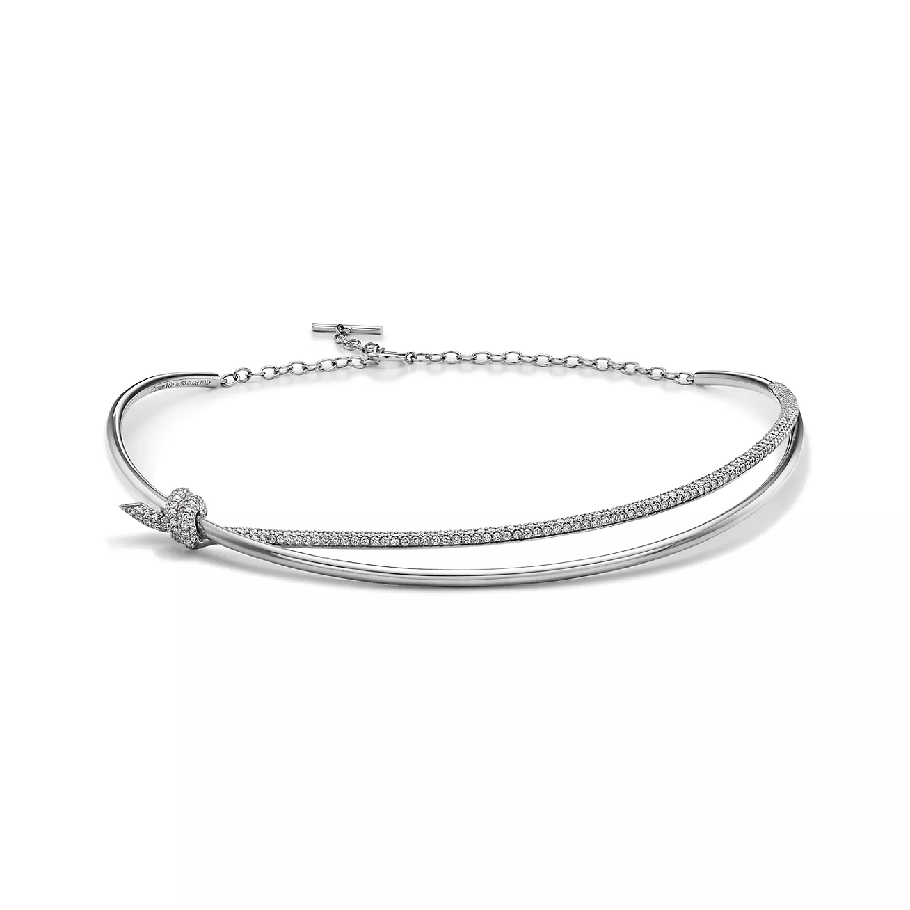 Tiffany Knot Double Row Necklace (1:1 replica)