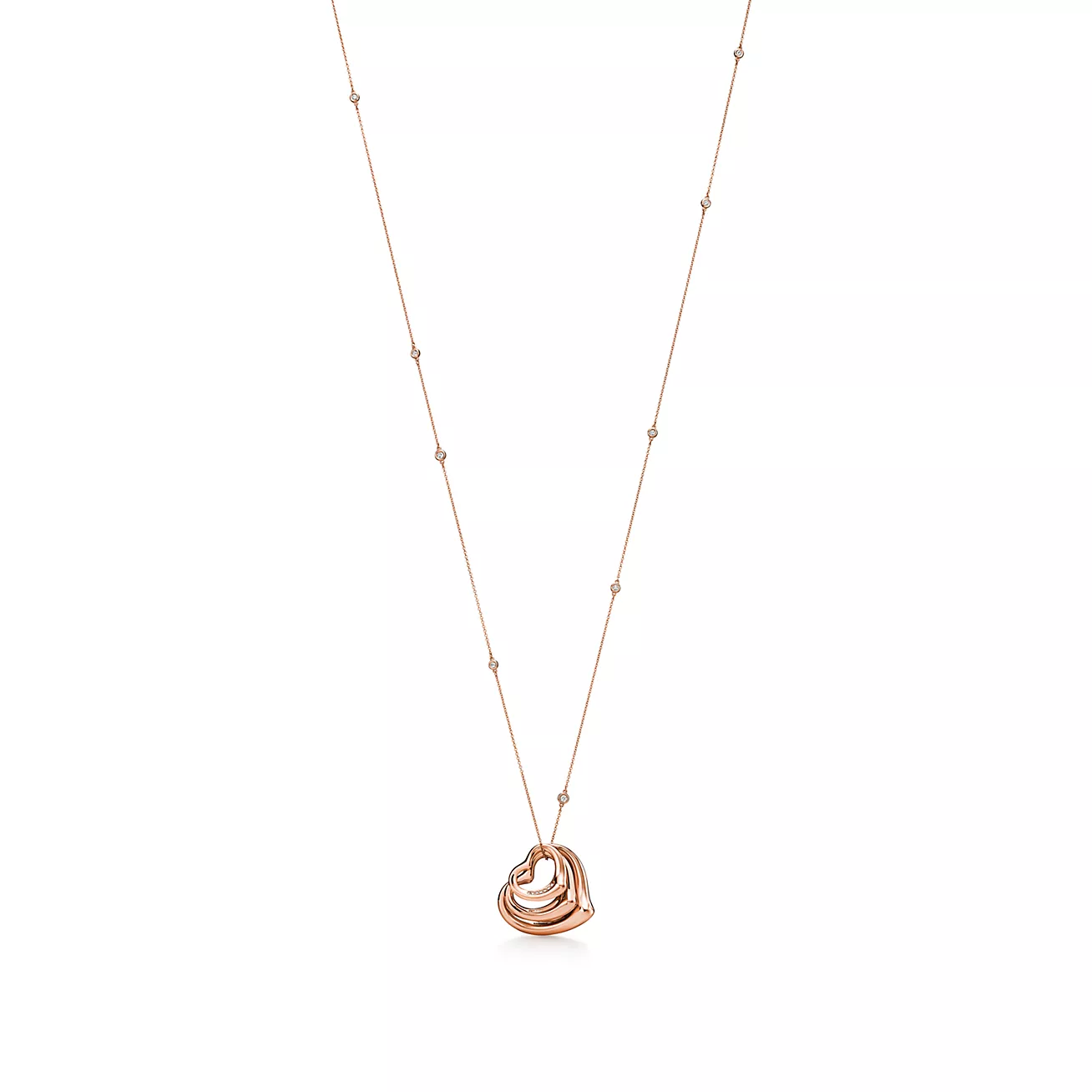 Tiffany Diamonds by the Yard® Open Heart Pendant (1:1 replica)