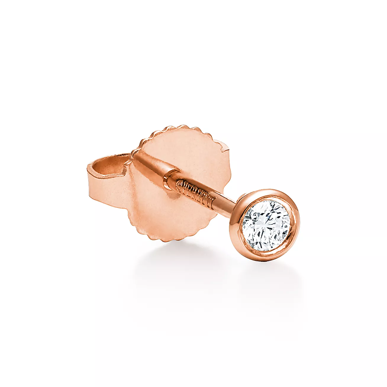 Tiffany Elsa Peretti® Diamonds by the Yard® Earrings in Rose Gold (1:1 replica)