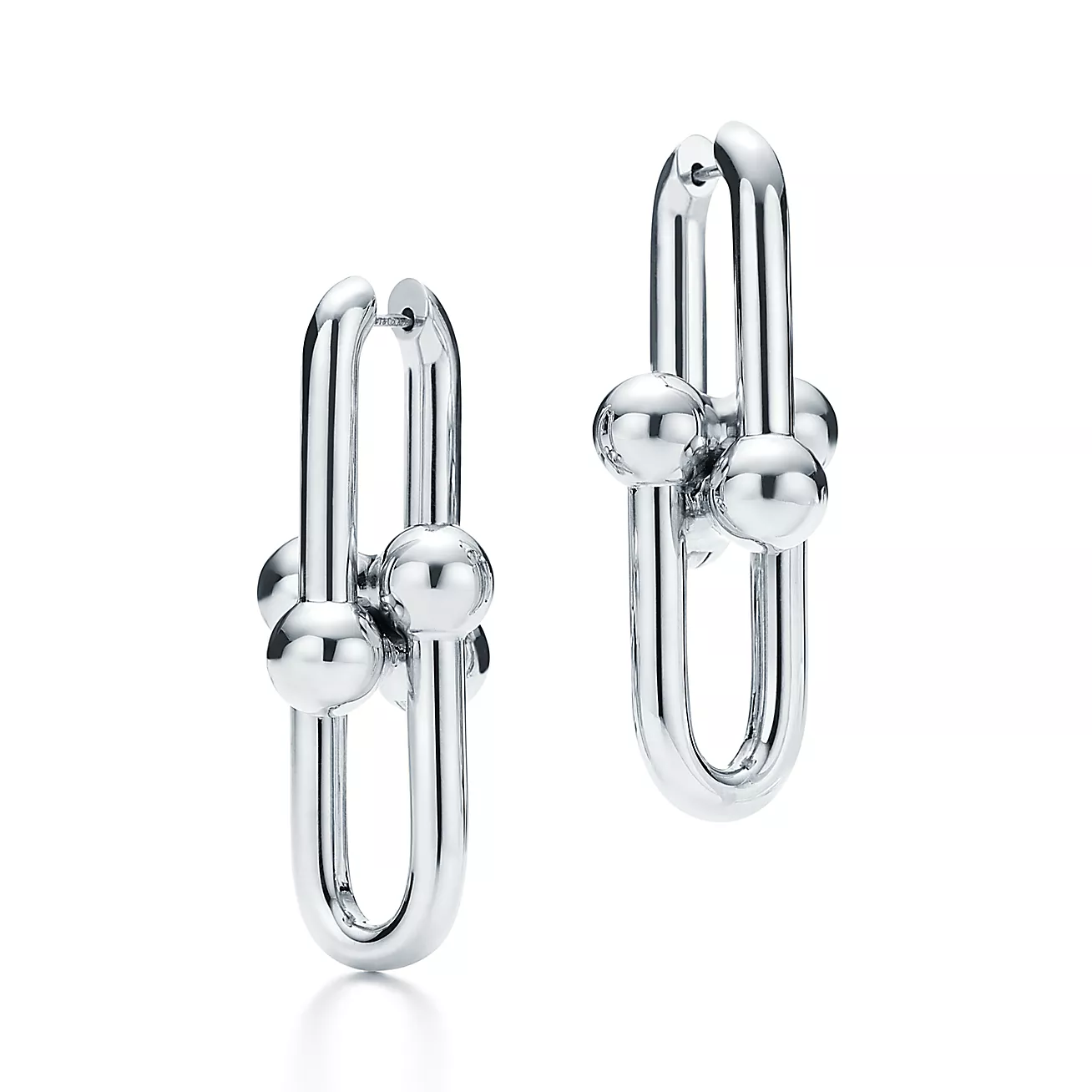 Tiffany HardWear Extra Large Link Earrings in Sterling Silver (1:1 replica)