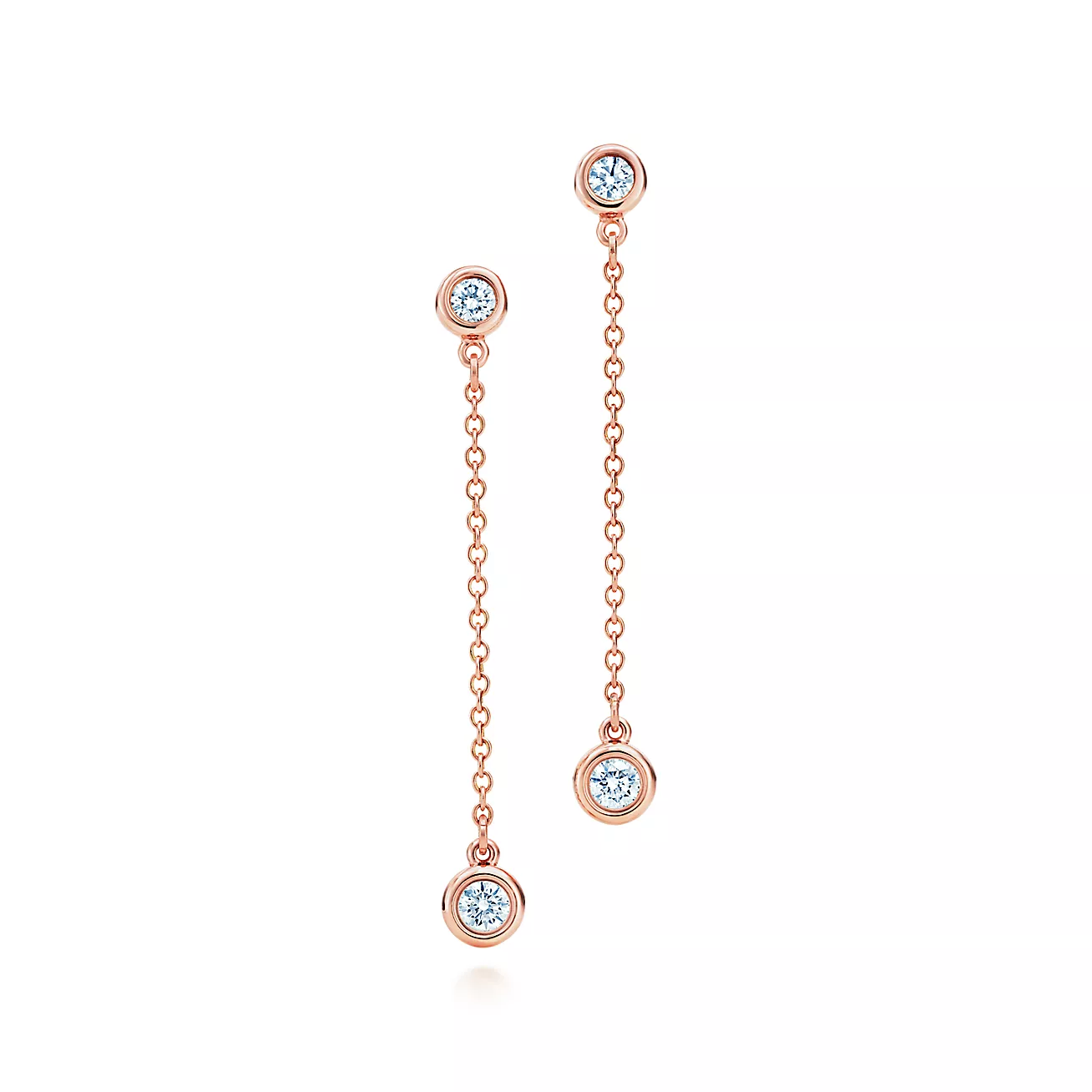 Tiffany Elsa Peretti® Diamonds by the Yard® Drop Earrings (1:1 replica)