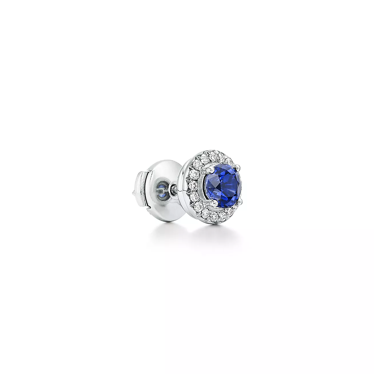 Tiffany Soleste® Sapphire and Diamond Earrings (1:1 replica)