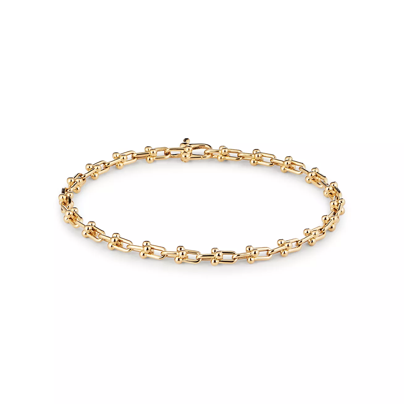 Tiffany HardWear Micro Link Bracelet in Yellow Gold (1:1 replica)