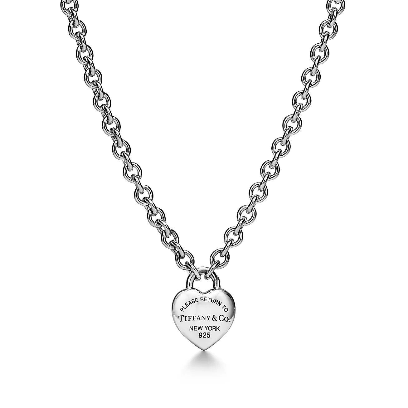 Return to Tiffany® Full Heart Toggle Pendant in Sterling Silver (1:1 replica)