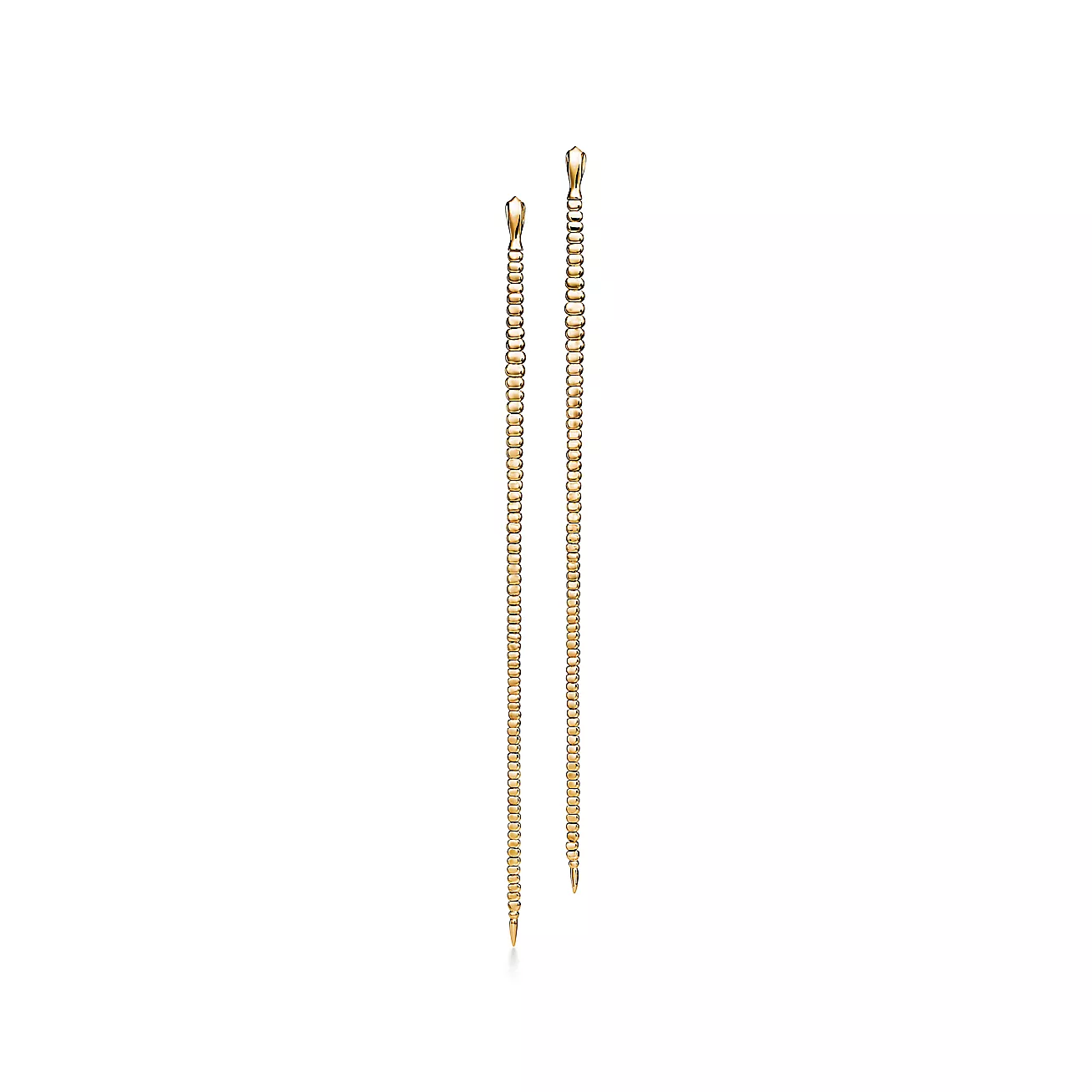 Tiffany Elsa Peretti® Snake Earrings in Yellow Gold (1:1 replica)