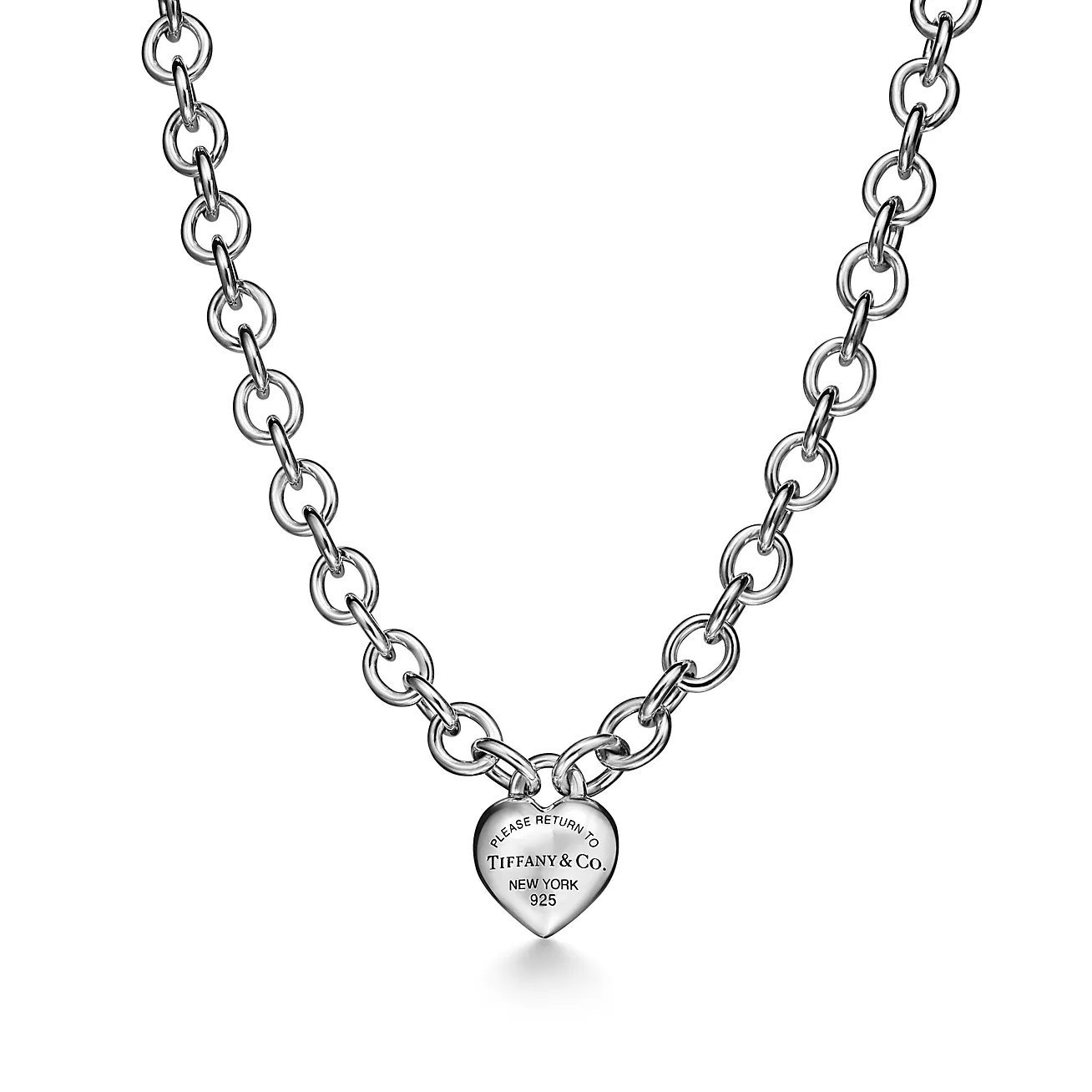 Return to Tiffany® Full Heart Toggle Necklace (1:1 replica)