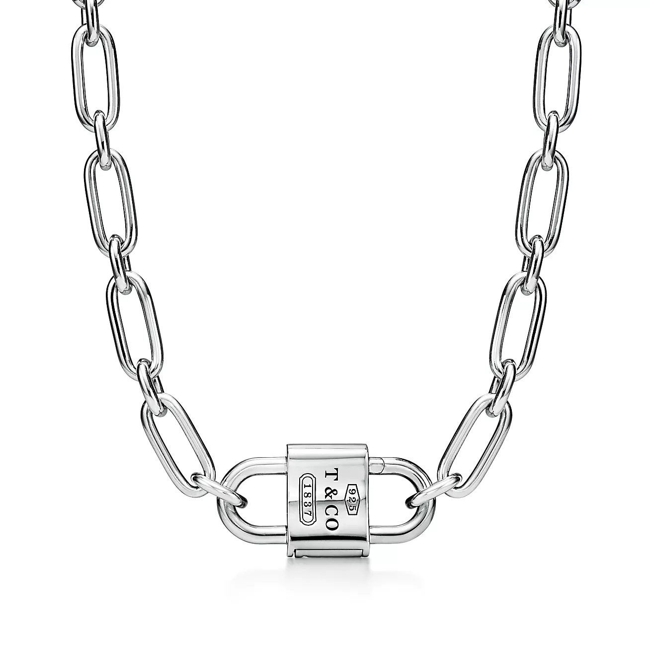 Tiffany 1837® Large Double Lock Necklace (1:1 replica)