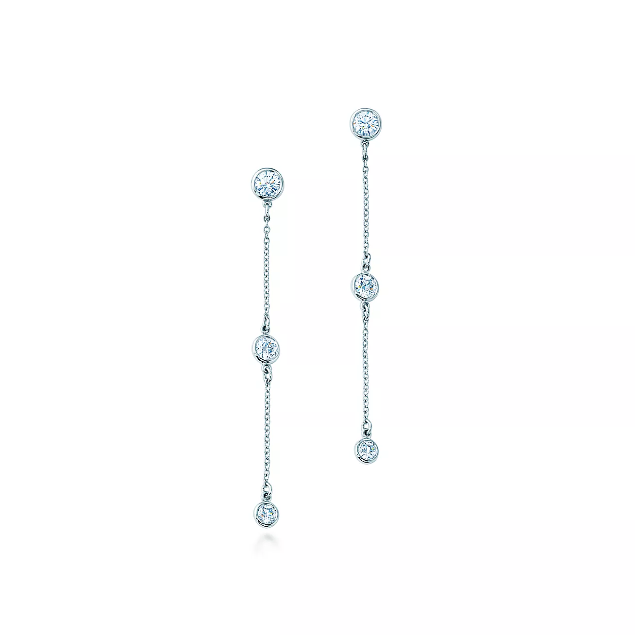 Elsa Peretti® Diamonds by the Yard® Drop Earrings (1:1 replica)