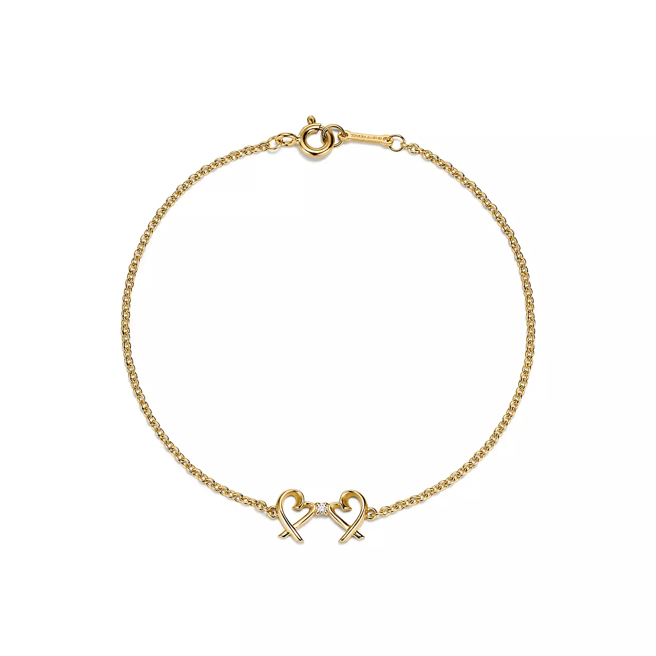 Tiffany Double Loving Heart Bracelet (1:1 replica)