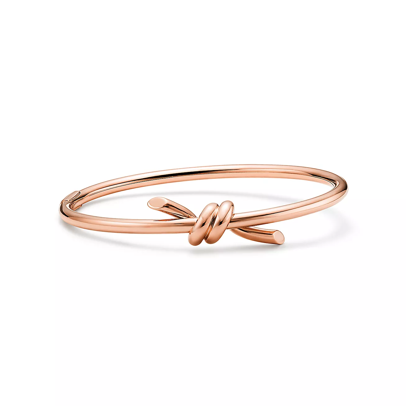 Tiffany Knot Wire Bangle in Rose Gold (1:1 replica)