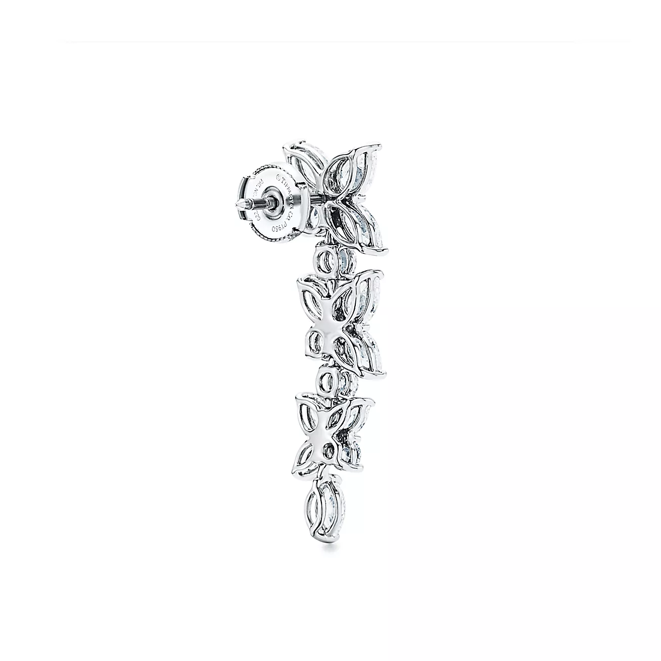 Tiffany Victoria® Mixed Cluster Drop Earrings (1:1 replica)