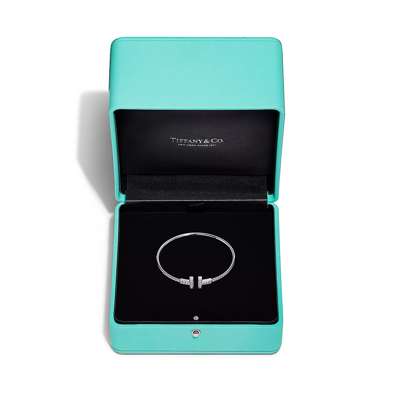 Tiffany T Pavé Diamond Wire Bangle (1:1 replica)