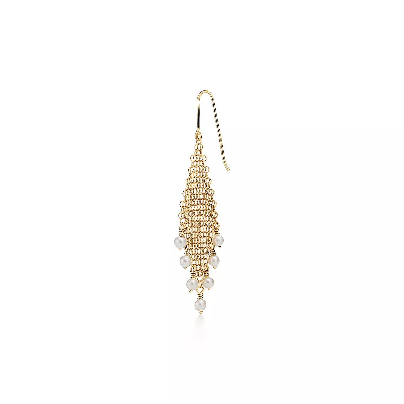 Tiffany Elsa Peretti® Mesh Fringe Earrings (1:1 replica)