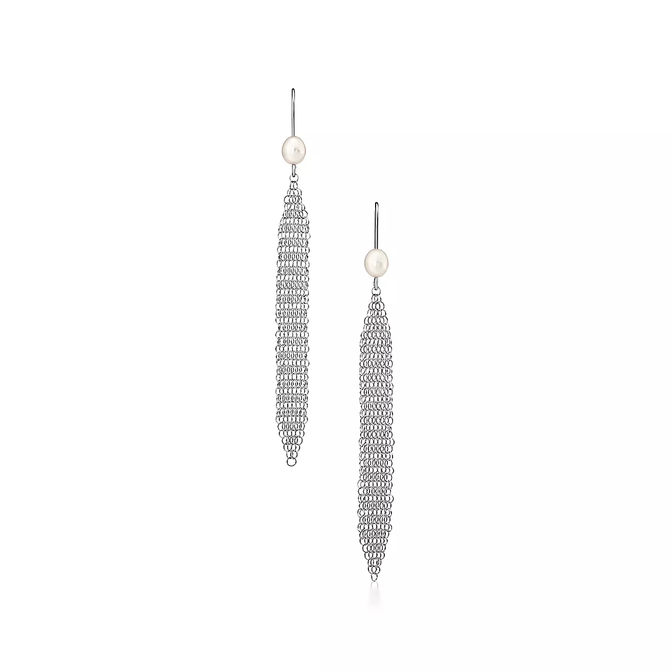 Tiffany Elsa Peretti® Mesh Tassel Earrings (1:1 replica)