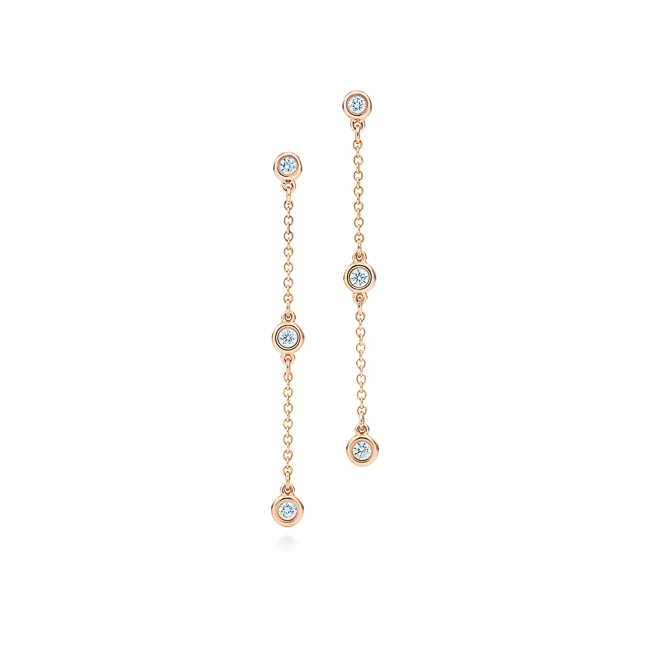 Tiffany Elsa Peretti® Diamonds by the Yard® Drop Earrings (1:1 replica)