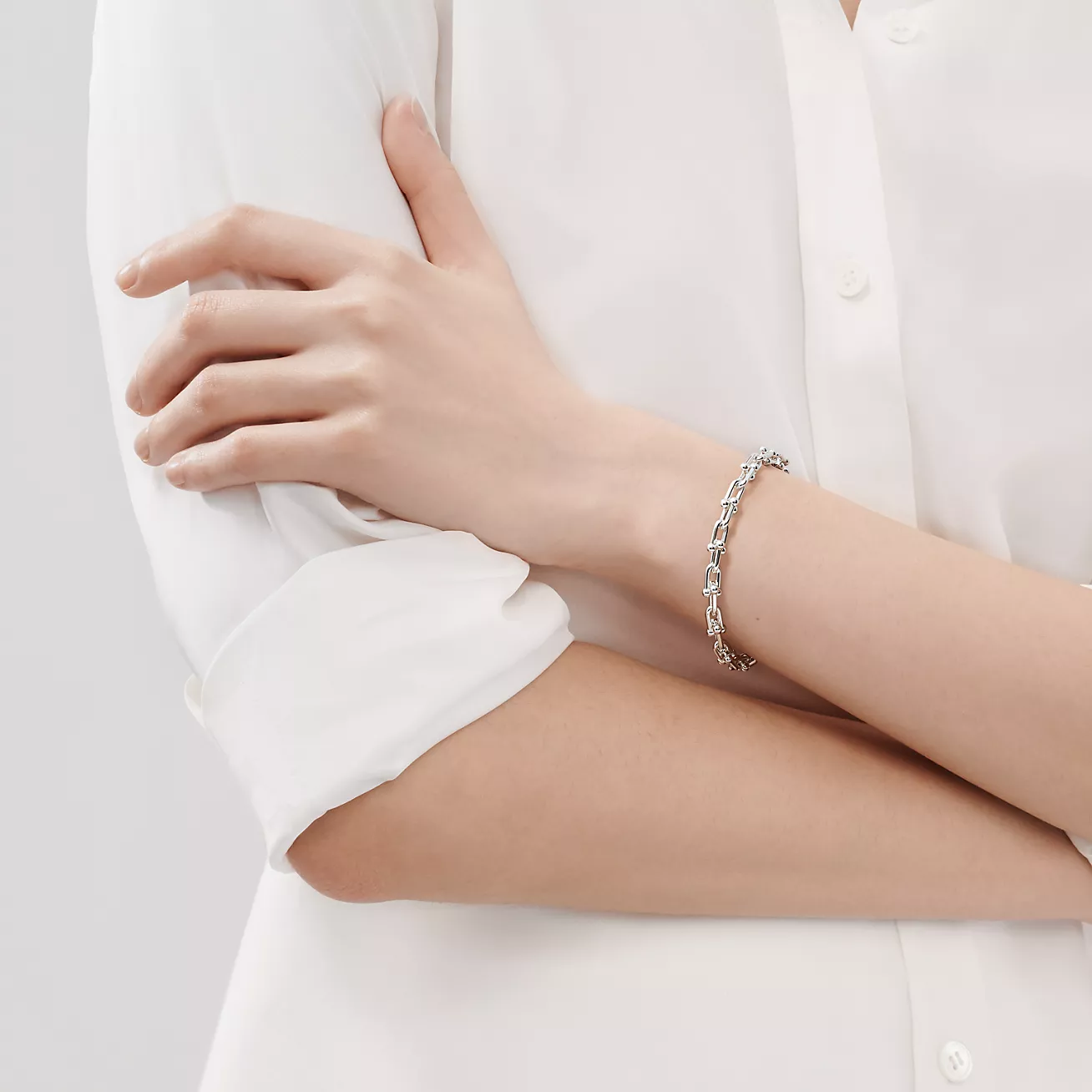 Tiffany HardWear Small Link Bracelet in Sterling Silver (1:1 replica)