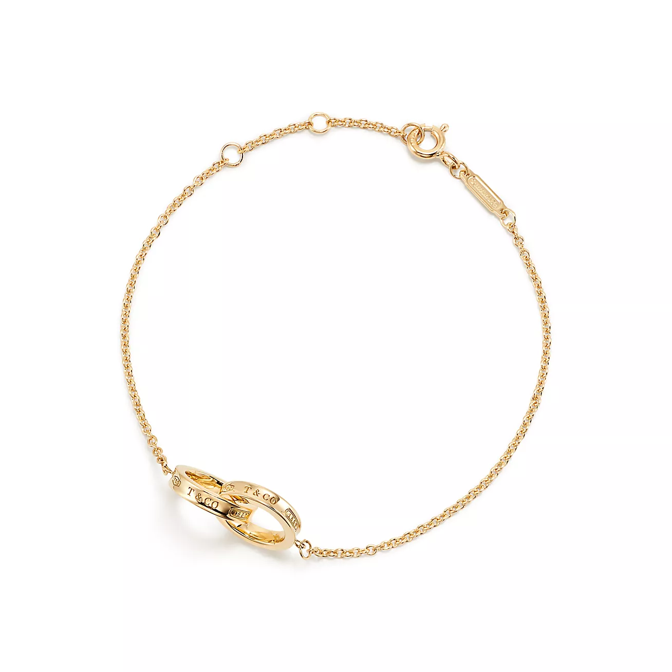 Tiffany 1837® Interlocking Circles Chain Bracelet (1:1 replica)