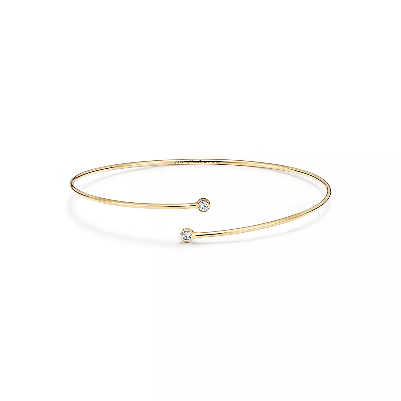 Tiffany Diamond Hoop Single-row Bangle (1:1 replica)