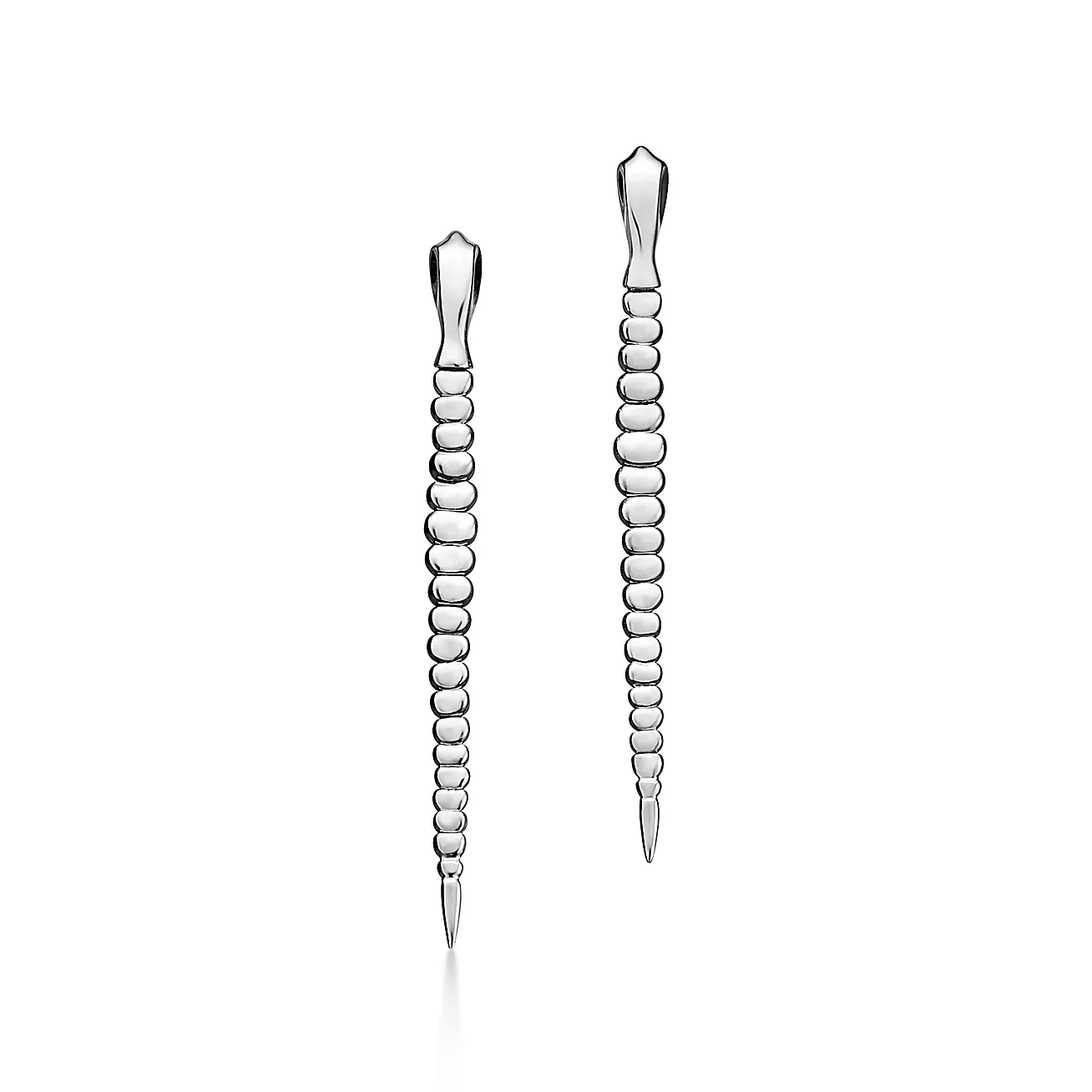 Tiffany Elsa Peretti® Snake Earrings in Sterling Silver (1:1 replica)