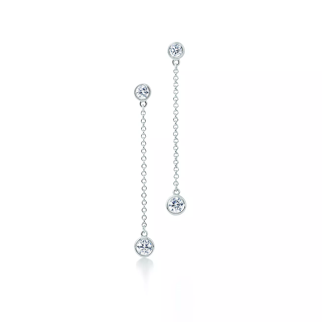 Tiffany Elsa Peretti® Diamonds by the Yard® Drop Earrings (1:1 replica)