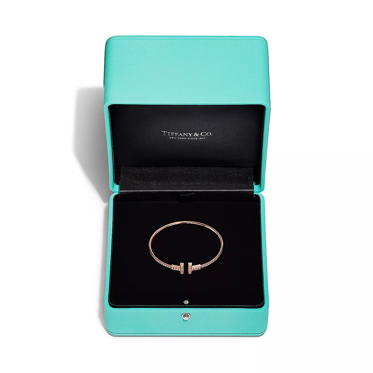 Tiffany T Pavé Diamond Wire Bangle (1:1 replica)