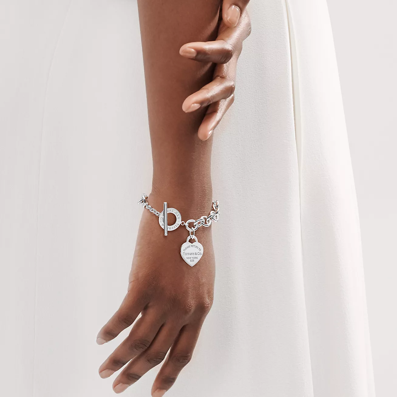 Return to Tiffany® Heart Tag Toggle Bracelet (1:1 replica)
