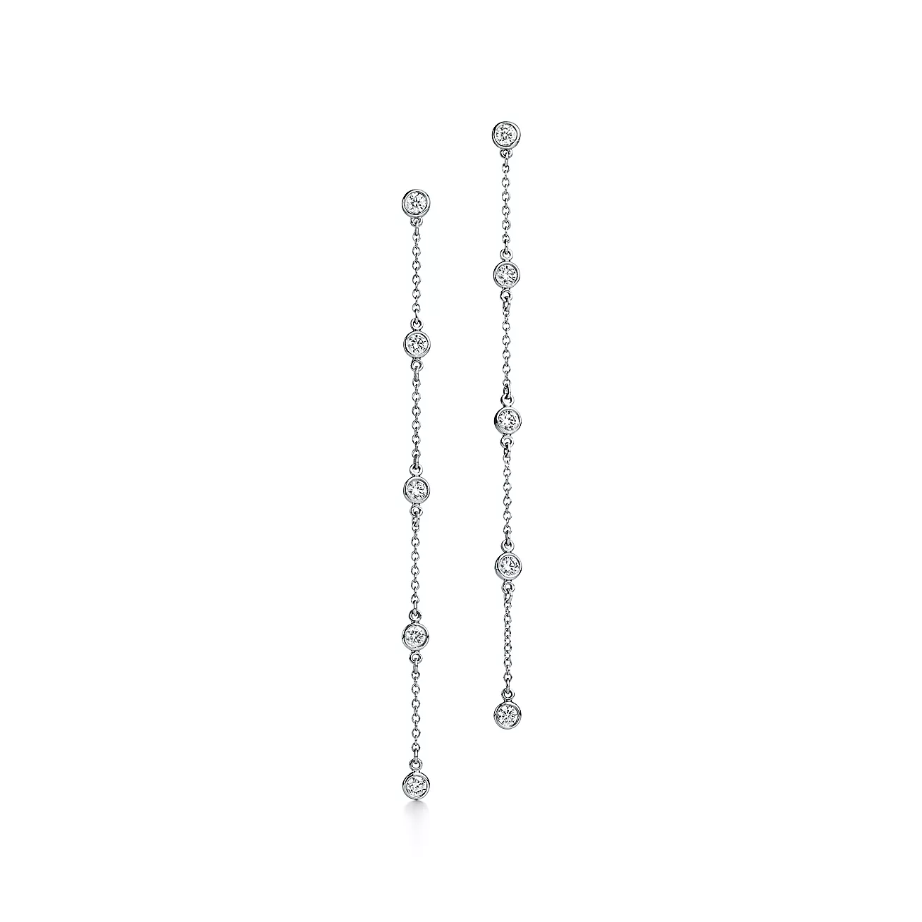 Tiffany Elsa Peretti® Diamonds by the Yard® Drop Earrings (1:1 replica)