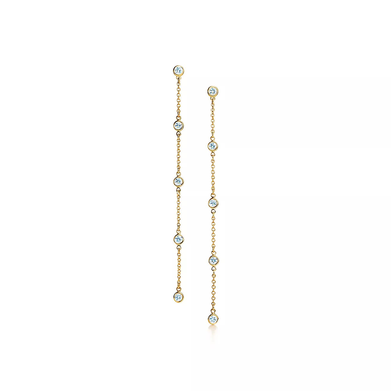 Tiffany Elsa Peretti® Diamonds by the Yard® Drop Earrings (1:1 replica)