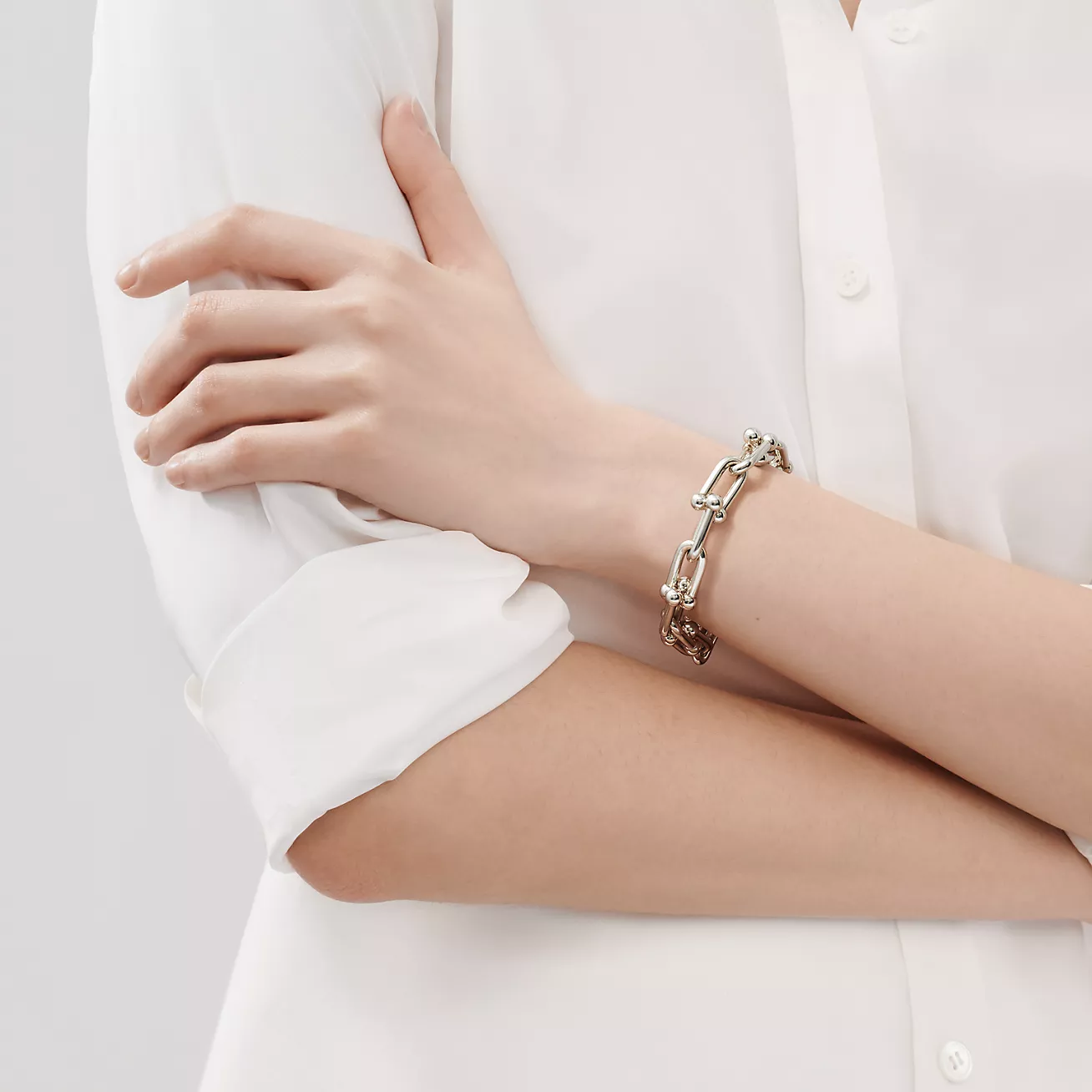 Tiffany HardWear Large Link Bracelet in Sterling Silver (1:1 replica)