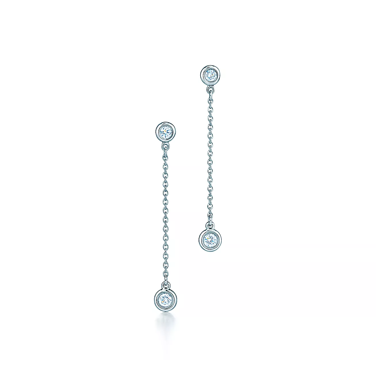 Tiffany Elsa Peretti® Diamonds by the Yard® Drop Earrings (1:1 replica)