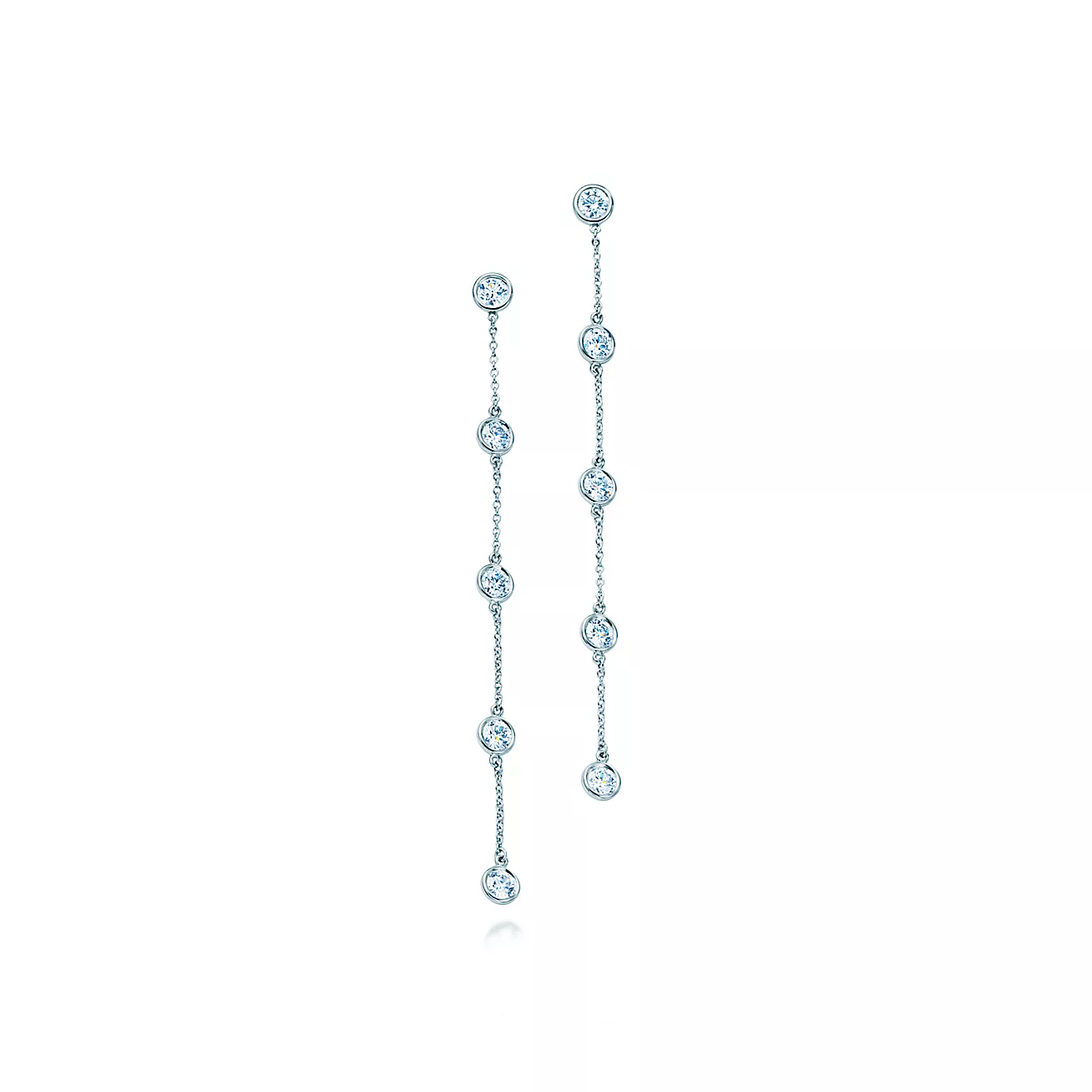 Tiffany Elsa Peretti® Diamonds by the Yard® Drop Earrings (1:1 replica)
