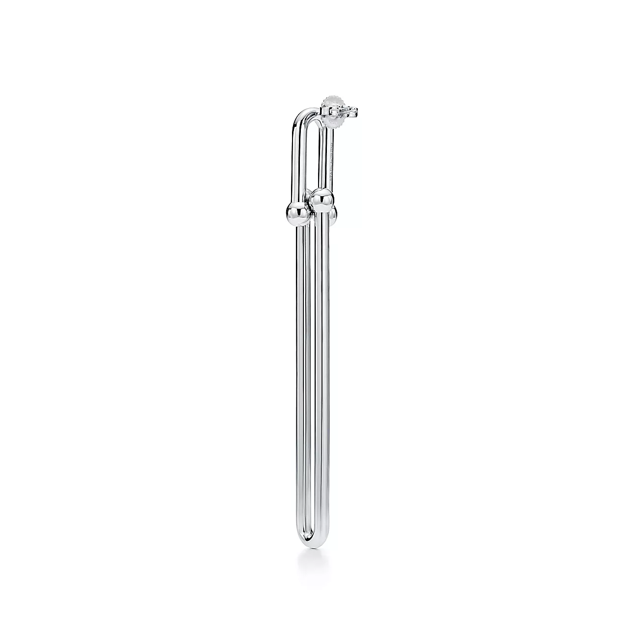 Tiffany HardWear Double Long Link Earrings in Sterling Silver (1:1 replica)