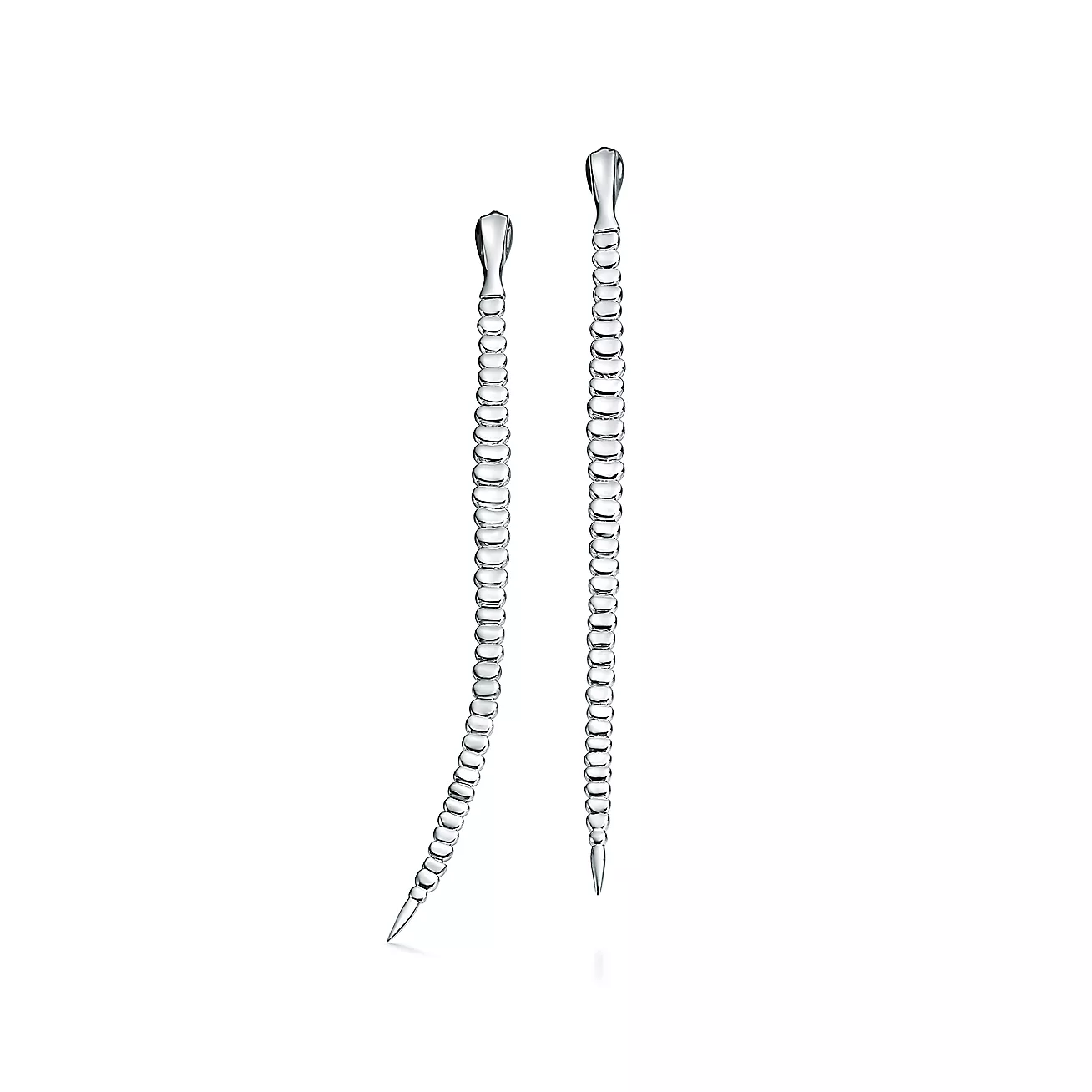 Tiffany Elsa Peretti® Snake Earrings in Sterling Silver (1:1 replica)