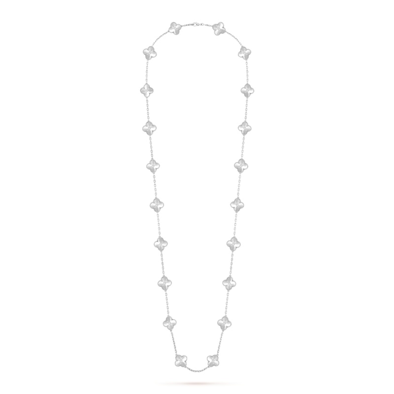 Replicate Vintage Alhambra long necklace, 20 motifs(1:1 replica)