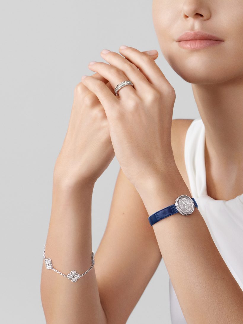 Replicate Vintage Alhambra bracelet, 5 motifs(1:1 replica)