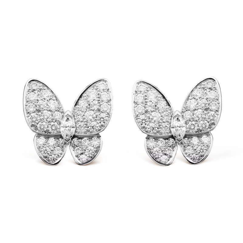 Replicate Two Butterfly earrings(1:1 replica)