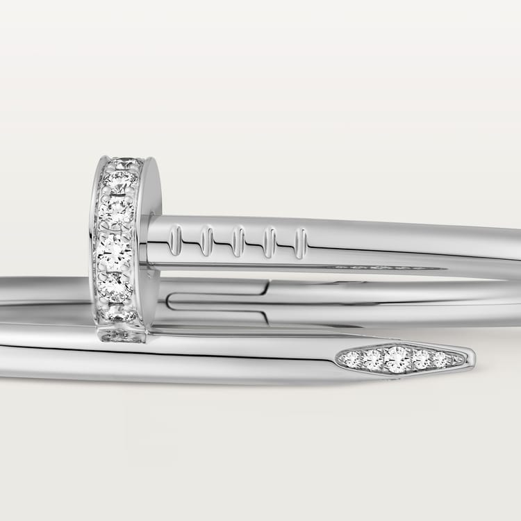 Top 1:1 replica Cartier Replicate Juste un Clou bracelet, classic model, diamonds(1:1 replica)