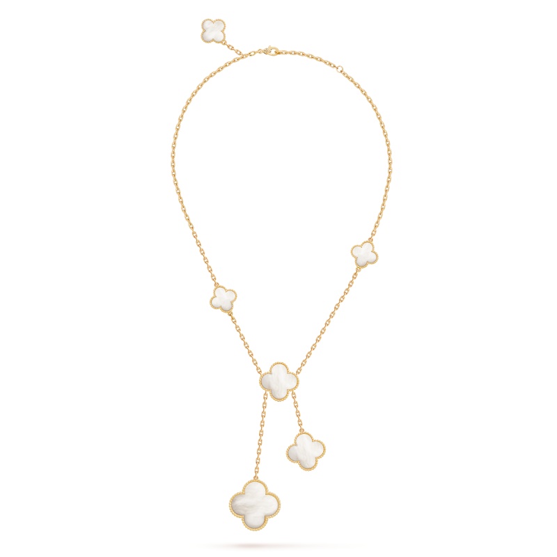 Replicate Magic Alhambra necklace, 6 motifs(1:1 replica)