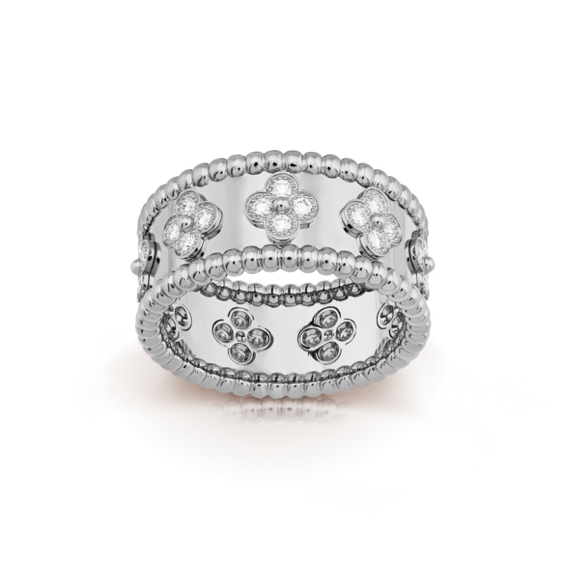 Replicate Perlée clovers ring, small model(1:1 replica)