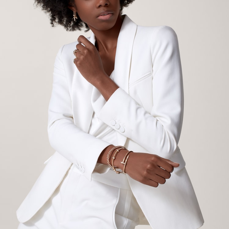 Top 1:1 replica Cartier Replicate Juste un Clou bracelet, classic model, diamonds(1:1 replica)