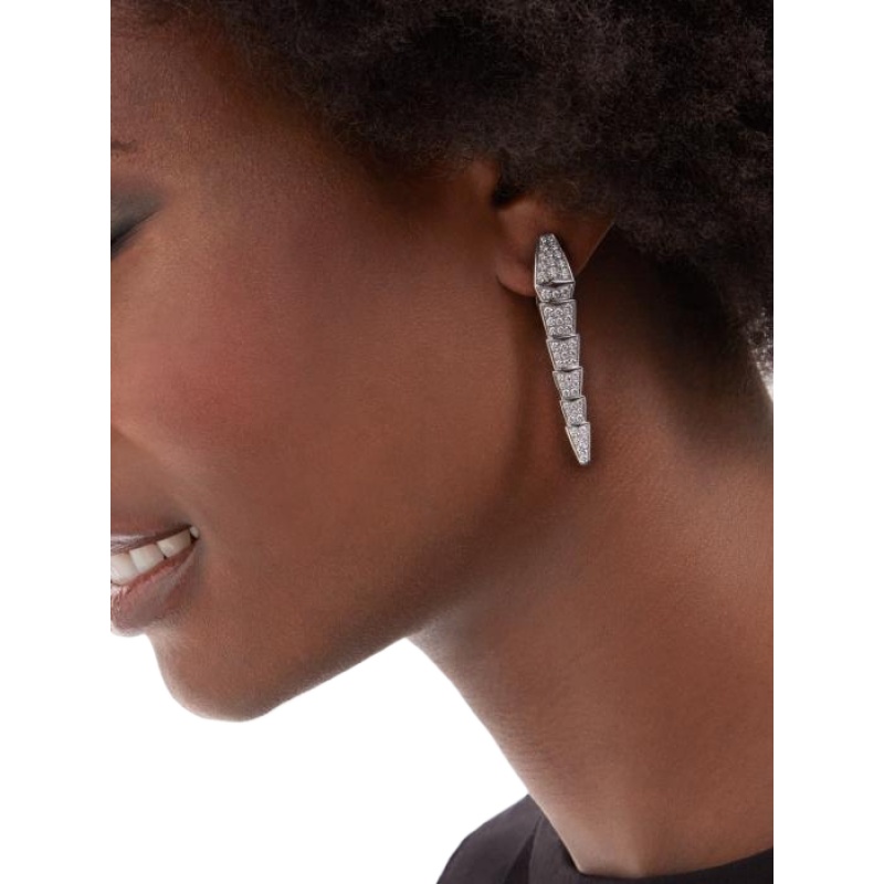 Replicate Serpenti Viper Earrings(1:1 replica)