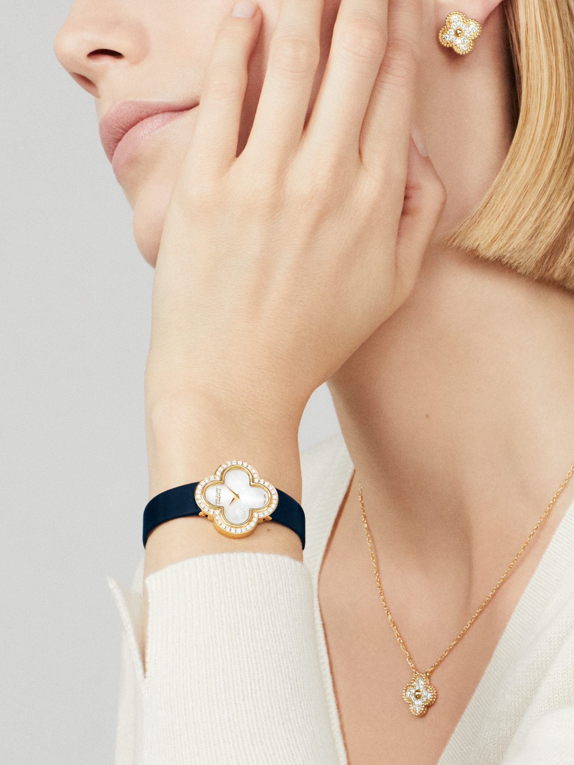 Replicate Vintage Alhambra earrings(1:1 replica)