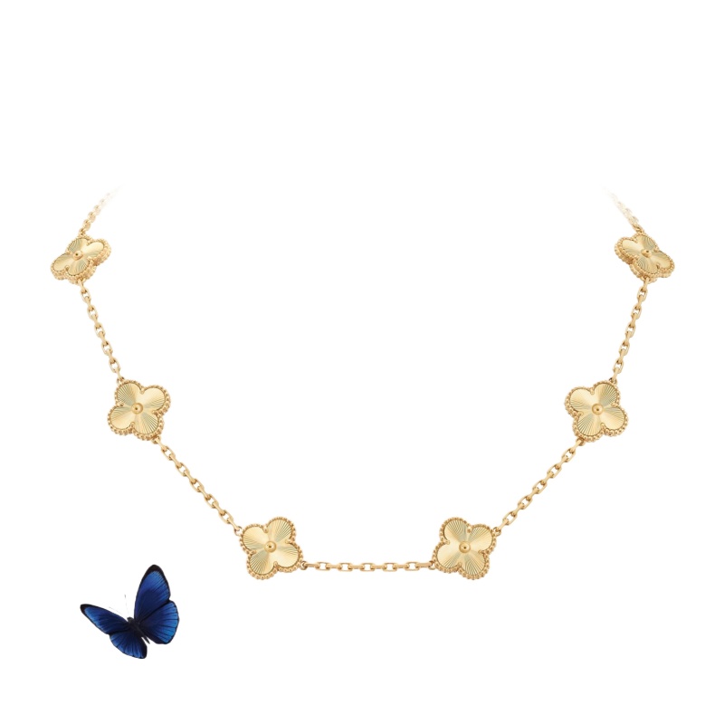 Replicate Vintage Alhambra necklace, 10 motifs(1:1 replica)