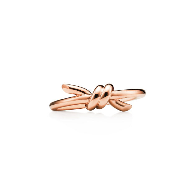 Tiffany Knot Ring in Rose Gold (1:1 replica)