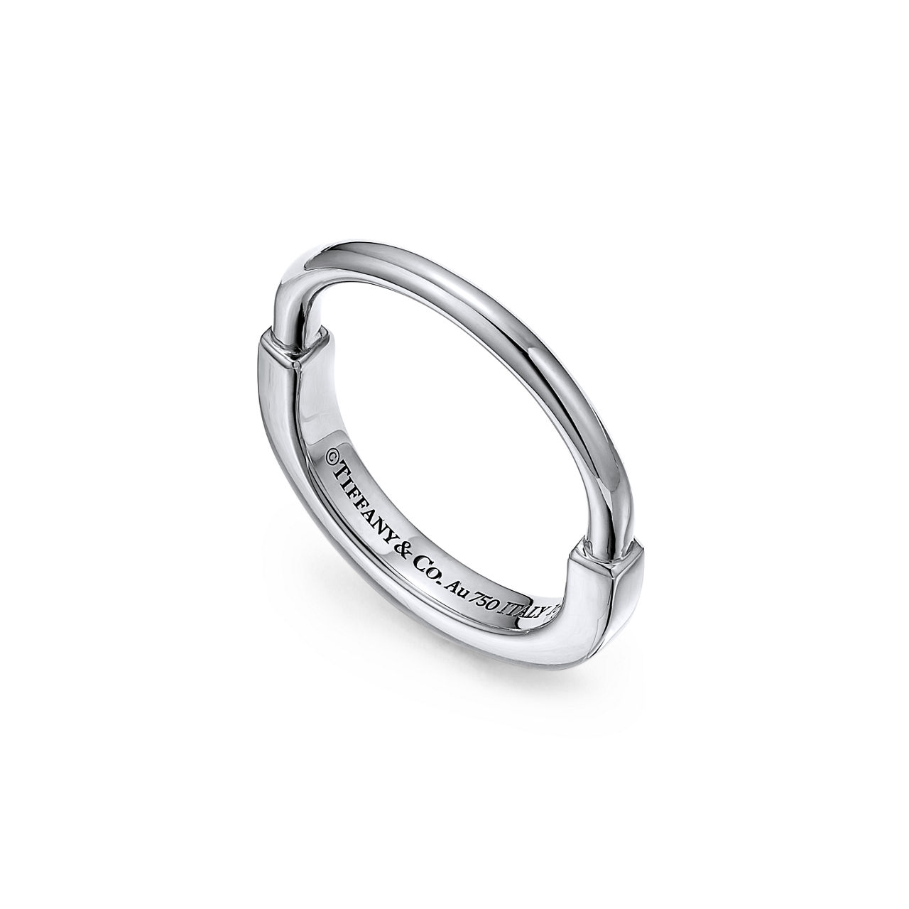 Tiffany Lock Ring in White Gold (1:1 replica)