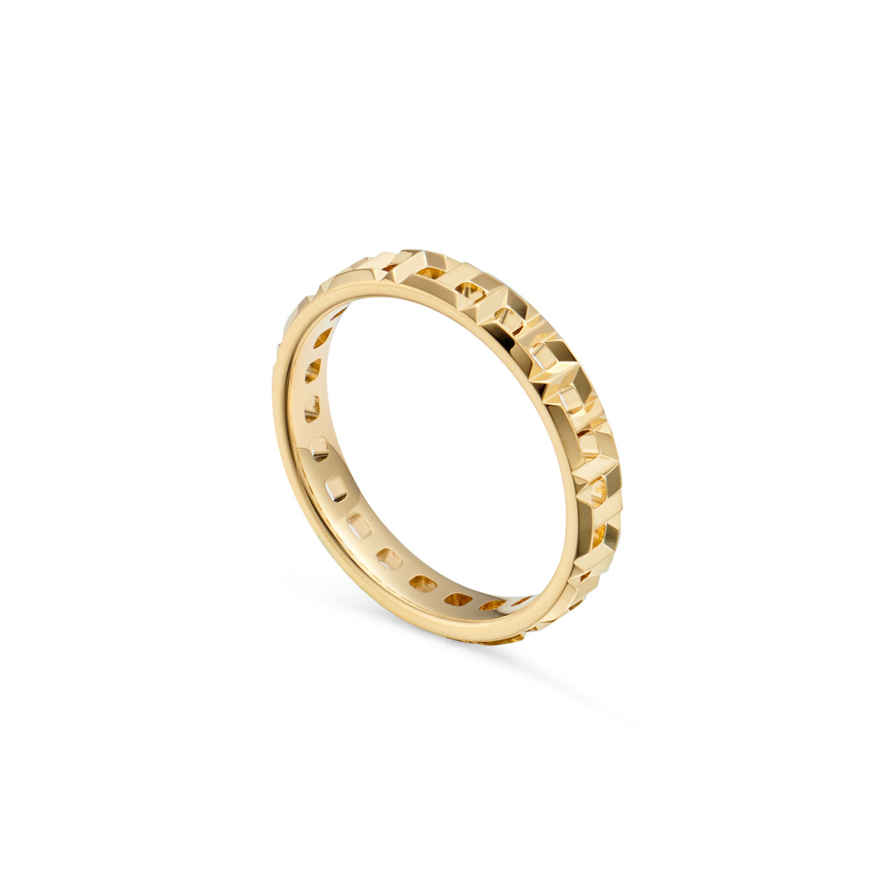 Tiffany T True Narrow Ring in Yellow Gold (1:1 replica)